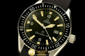 OMG0257 - Vintage Seamaster 300 Military SS/NT Blk A-2836