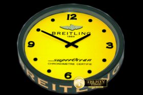 BSWCLK004 - Dealer Clock SuperOcean Style PVD/Ylw Swiss Quartz