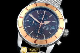BSW0264H - Heritage Chrono SS/ME Brown Jap OS20