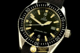 OMG0258 - Vintage Seamaster 300 Date SS/NT Blk A-2836