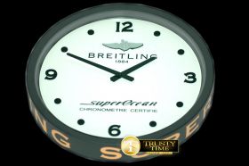 BSWCLK003 - Dealer Clock SuperOcean Style PVD/Wht Swiss Quartz