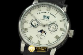 AS033 - Datograph Perpetual Calendar/ Big Date SS/LE White Asia