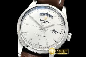 BSW0374A - Transocean Day Date SS/LE White V7F Asia 2824