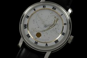 PP0076C - Skymoon Automatic SS/LE White Asian 2813 21J