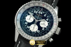 BSW0141B - Navitimer Cosmonaute SS/LE Black Asia 7750